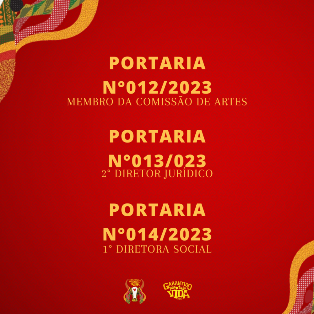 Presidente do Garantido nomeia novos integrantes da Comissão de Artes, Diretoria Jurídica e Diretoria Social