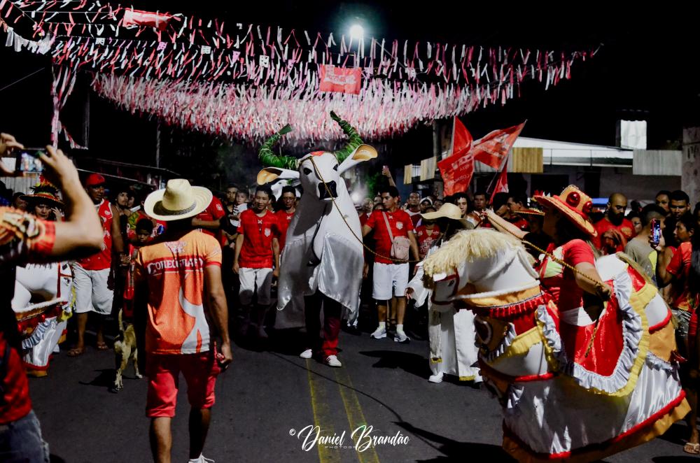 Garantido cumpre tradição, faz matança do boi e mantém a felicidade de torcedores com a simplicidade popular da brincadeira de rua