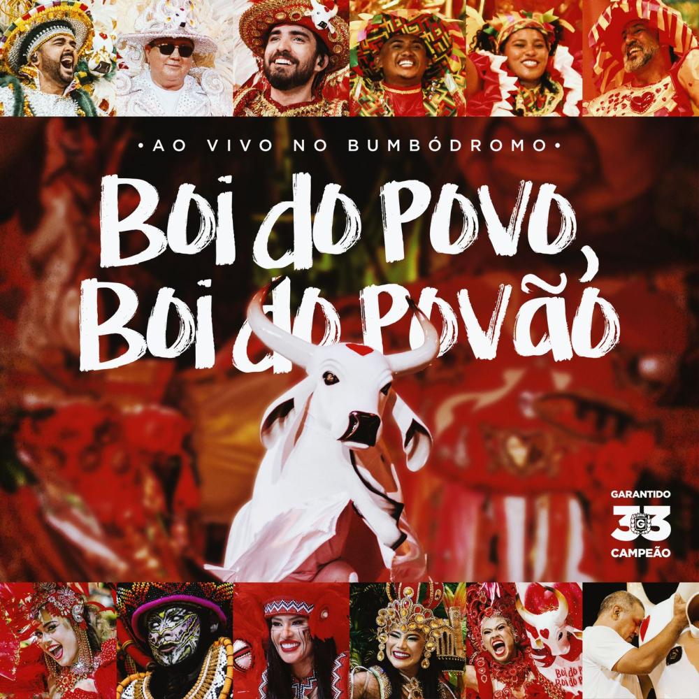 Boi Garantido lança versão ao vivo do álbum campeão “Boi do Povo, Boi do Povão” de 2025