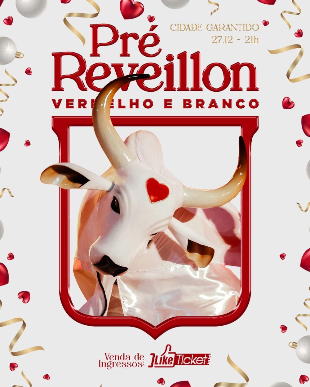 PRÉ-RÉVEILLON VERMELHO E BRANCO🐮♥